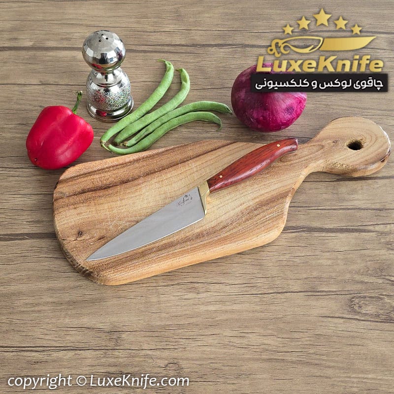 کارد دم دستی دسته پادوک طرح الماس