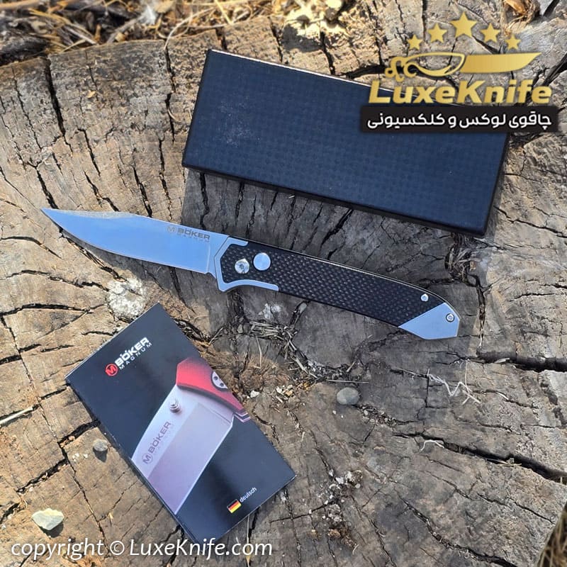 چاقوی بوکر مگنوم ضامن دار نیمه اتومات BOKER MAGNUM 440B