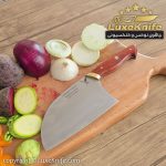 ساطور صربستانی مدل ولکانو تیغه ضد زنگ با کیفیت عالی ( به همراه قلاف)