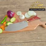 ساطور آشپزی در طبیعت مدل ماهی تیغه استیل ضد زنگ با کیفیت بالا ( همراه قلاف ) - Image 3