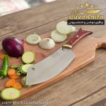 ساطور آشپزی در طبیعت مدل ماهی تیغه استیل ضد زنگ با کیفیت بالا