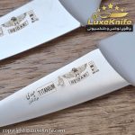 چاقوی بیخصی طرح برزیلی حیدری اصل فولاد آلمان TITANIUM ( 2 سایز ) - Image 2