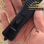 چاقوی میکروتک ضامن اتومات مدل m-35 ( همراه کیف برزنتی و جعبه ) - Image 4