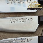 کارد راسته بری حیدری تیغه فولاد آلمان جنس دسته چوب آبنوس آفریقایی - Image 4