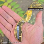 چاقوی بوکر مینی طلایی مدل boker f87 - Image 4