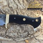 کارد شکاری دسته فیبر مشکی استاد هادی طرح آرتین - Image 2