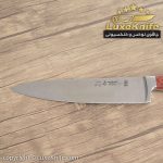 چاقو راسته حیدری تیغه بولستر ( تیغه فولاد آلمان ) دسته پلی وود - Image 4