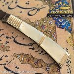 قلم تراش لوکس طرح ماهور  ( تیغه دمشقی و دسته صدف دریایی اصل ) - Image 2