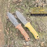 نک نایف دست ساز استاد محمدی تیغه فولادی ( مدل M49 ) همراه با قلاف - Image 5