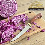 چاقوی فیله بری دست ساز استاد منفرد ( جنس دسته چوب پادوک برزیلی اصل )