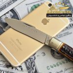 چاقوی لاینر لاک بسیار لوکس و زیبای استاد بیژن صفاری ( دسته شاخ ) - Image 6