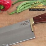 ساطور آشپزخانه دسته پادوک استاد منفرد ( برند اورجینال استاد منفرد حک شده روی تیغه ) - تصویر 3