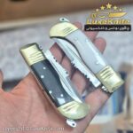 چاقوی دنده ای دست ساز زنجان ساخت استاد معرفت ( تیغه فولادی  ) - تصویر 3