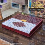 سرویس لوکس چاقوی آشپزخانه 8 پارچه دسته پادوک استاد منفرد ( برند اصل استاد منفرد حک شده روی تیغه) - Image 3