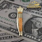 اثر هنری کلکسیونی استاد پرویز علیخانی طرح تاج کد LUX45 ( دسته سندلوس آلمانی کهنه ) - Image 7
