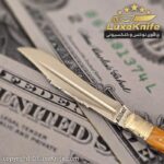اثر هنری کلکسیونی استاد پرویز علیخانی طرح تاج کد LUX45 ( دسته سندلوس آلمانی کهنه ) - Image 8